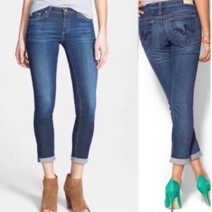 AG Adriano Goldschmied The Prima Roll-Up Cigarette Jeans